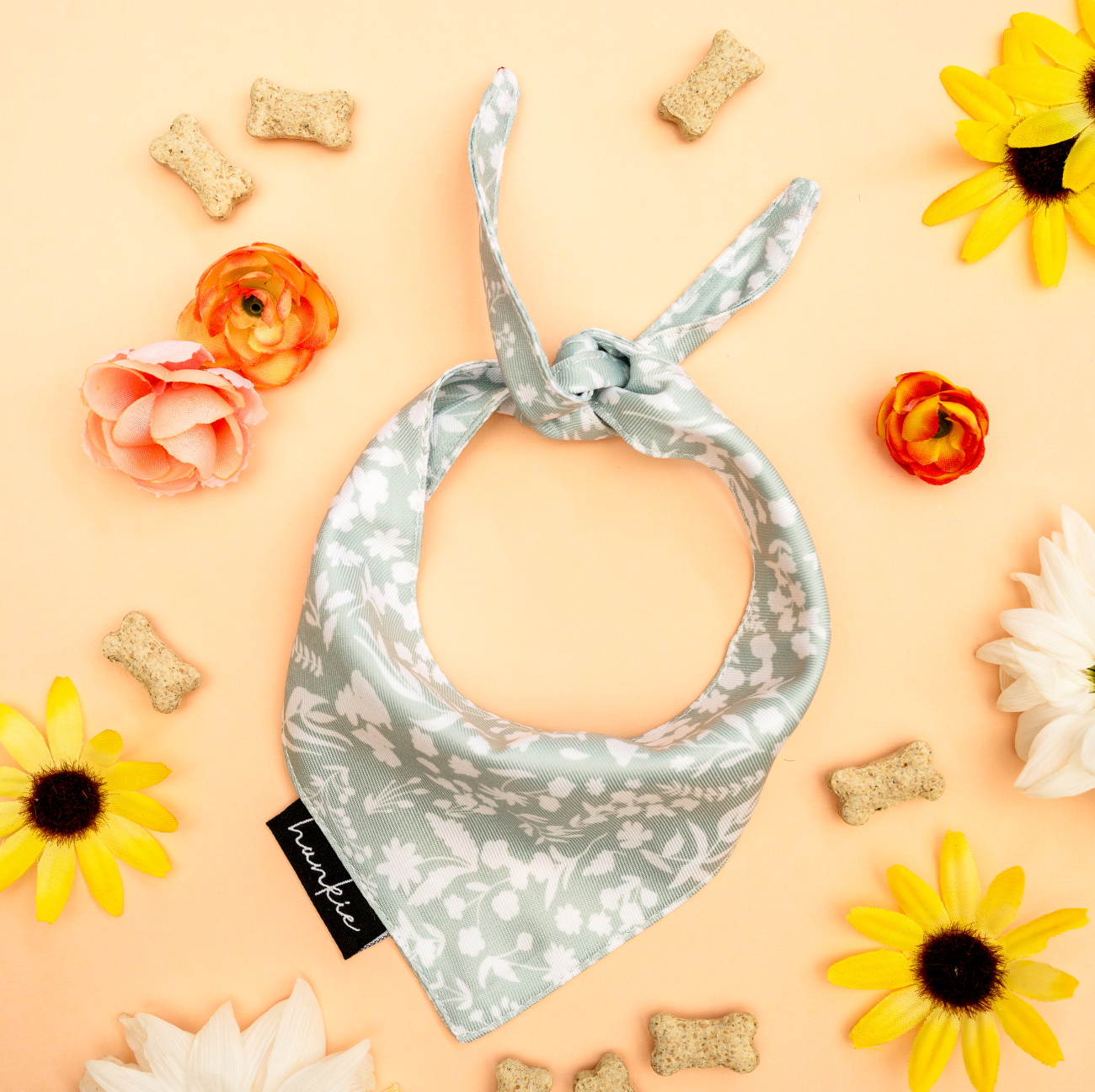 Dad’s Tie Dog Bandana – Hankie Series